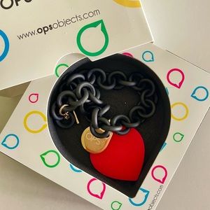 Ops Objects Silicone heart bracelet 🤍